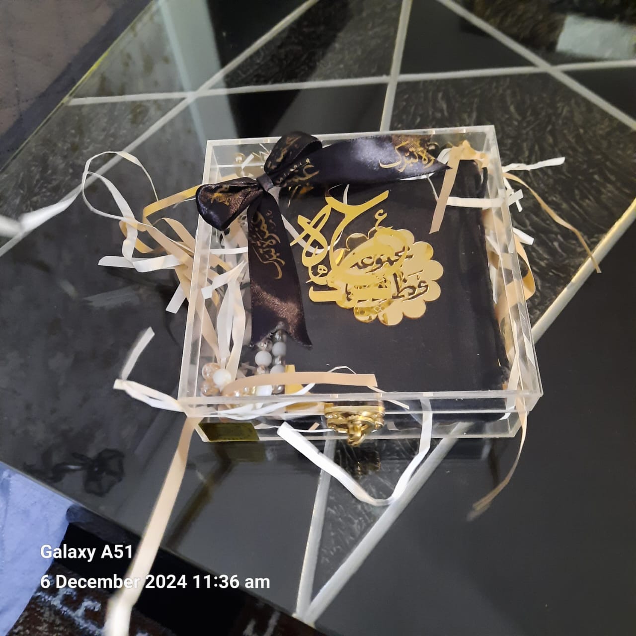 Acrylic Umrah tabarrukh boxes