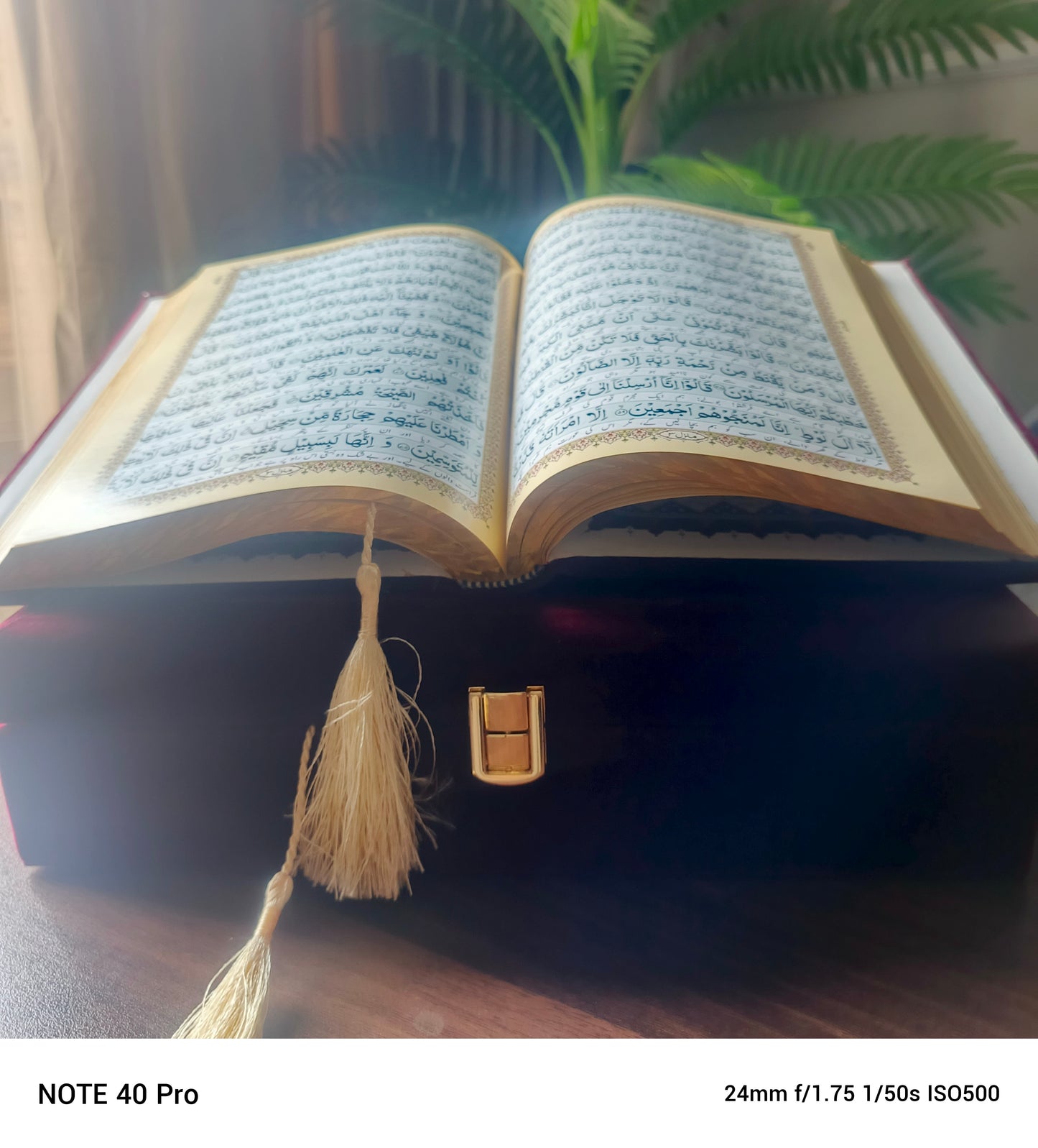 Bridal Wooden velvet Luxurious Quran set