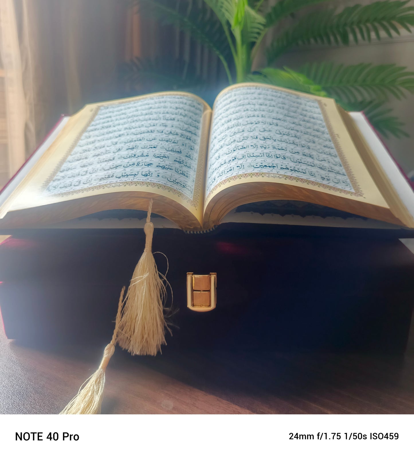 Bridal Wooden velvet Luxurious Quran set