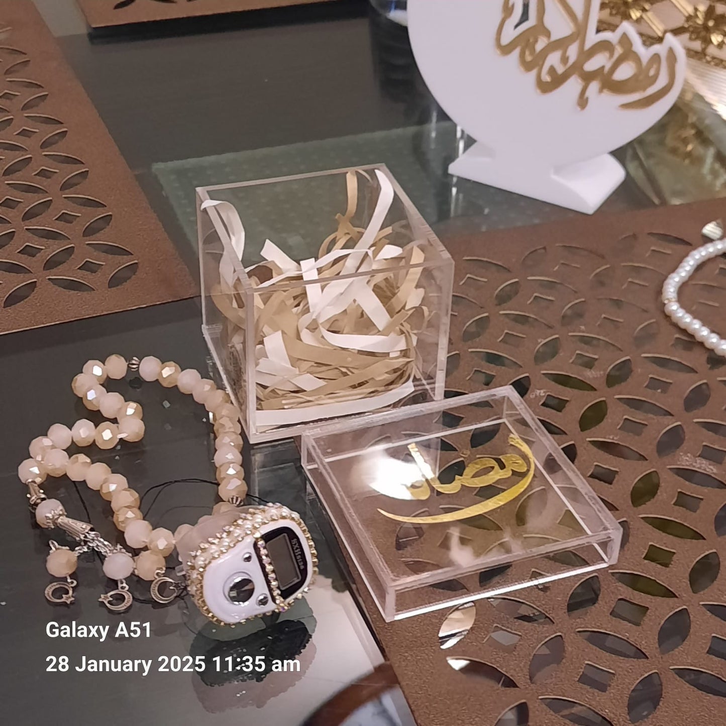 Ramazan Acrylic square box