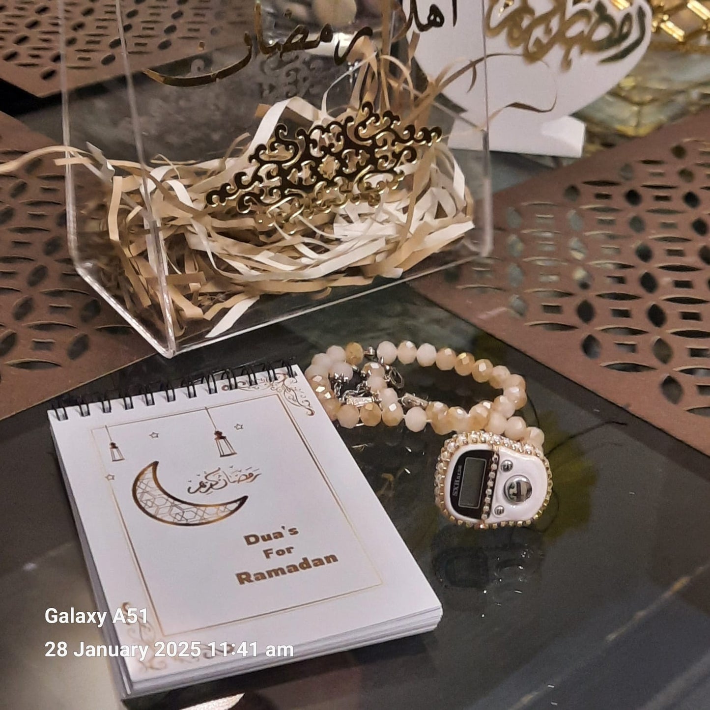 Acrylic basket luxury