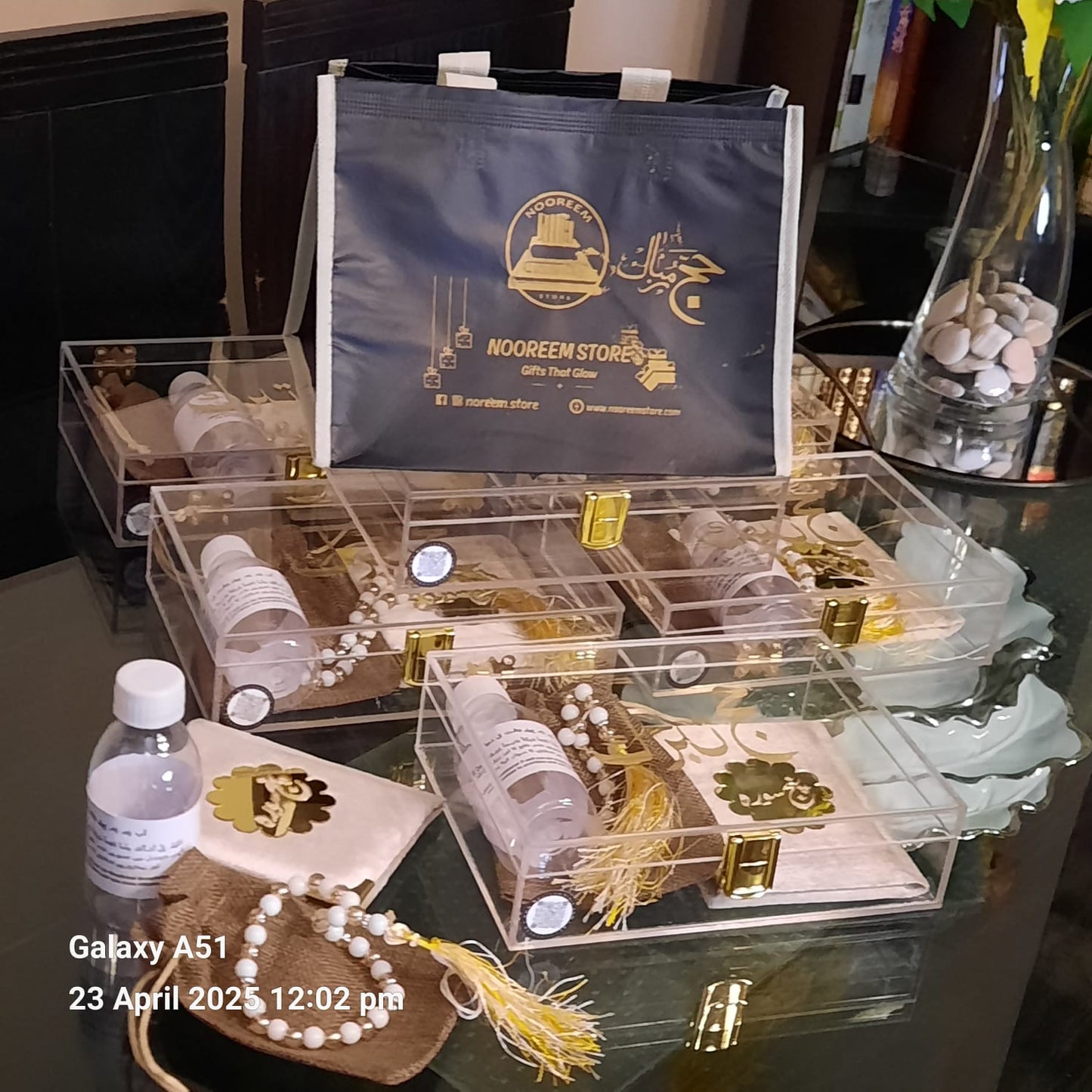 Acrylic Tabarrukh box hajj and umrah