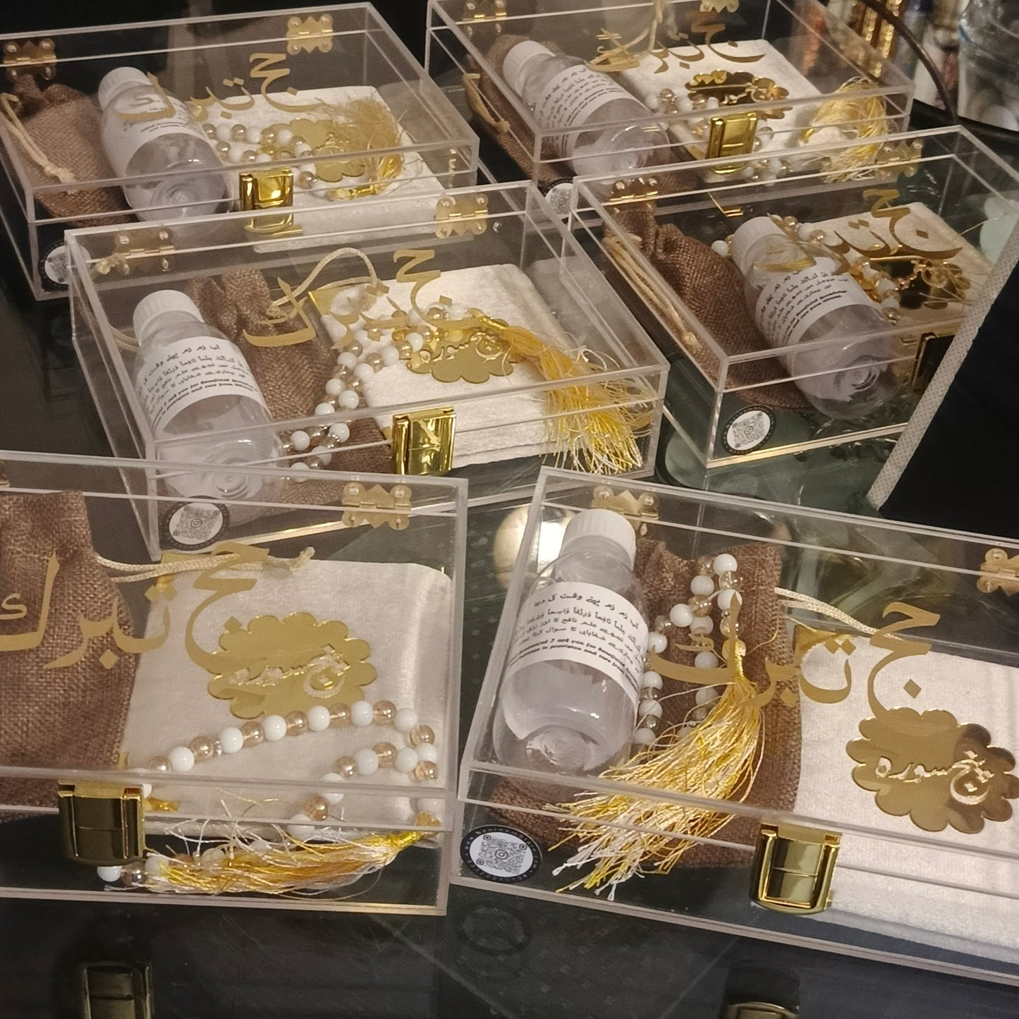 Acrylic Tabarrukh box hajj and umrah