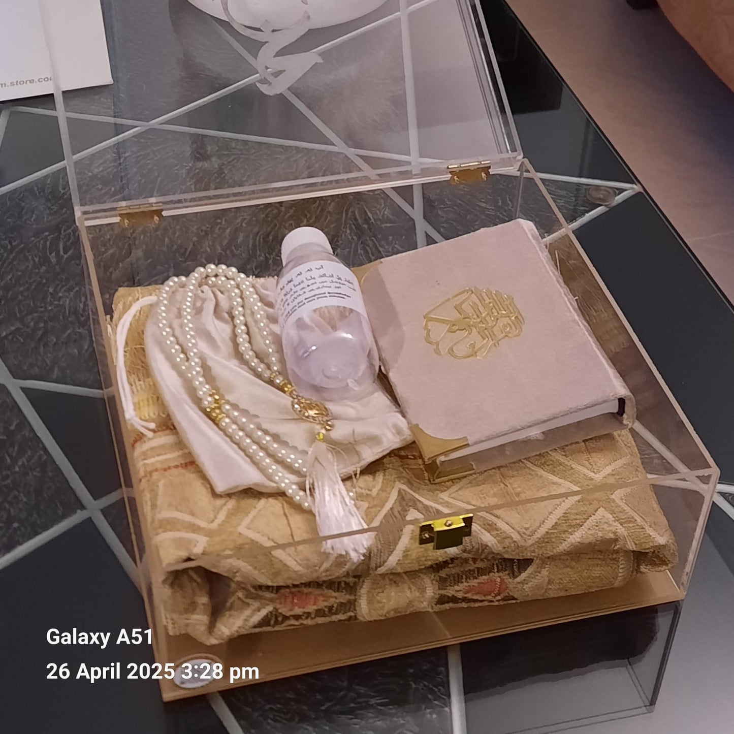 Acrylic Luxurious Hajj & Umrah tabarrukh box