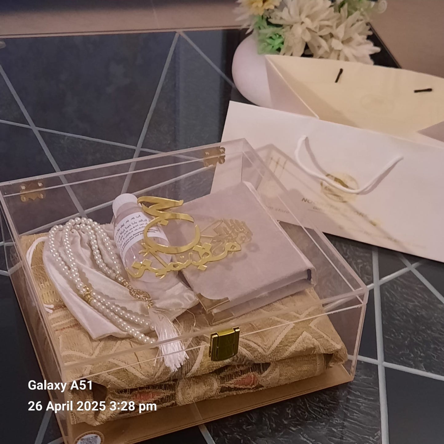 Acrylic Luxurious Hajj & Umrah tabarrukh box