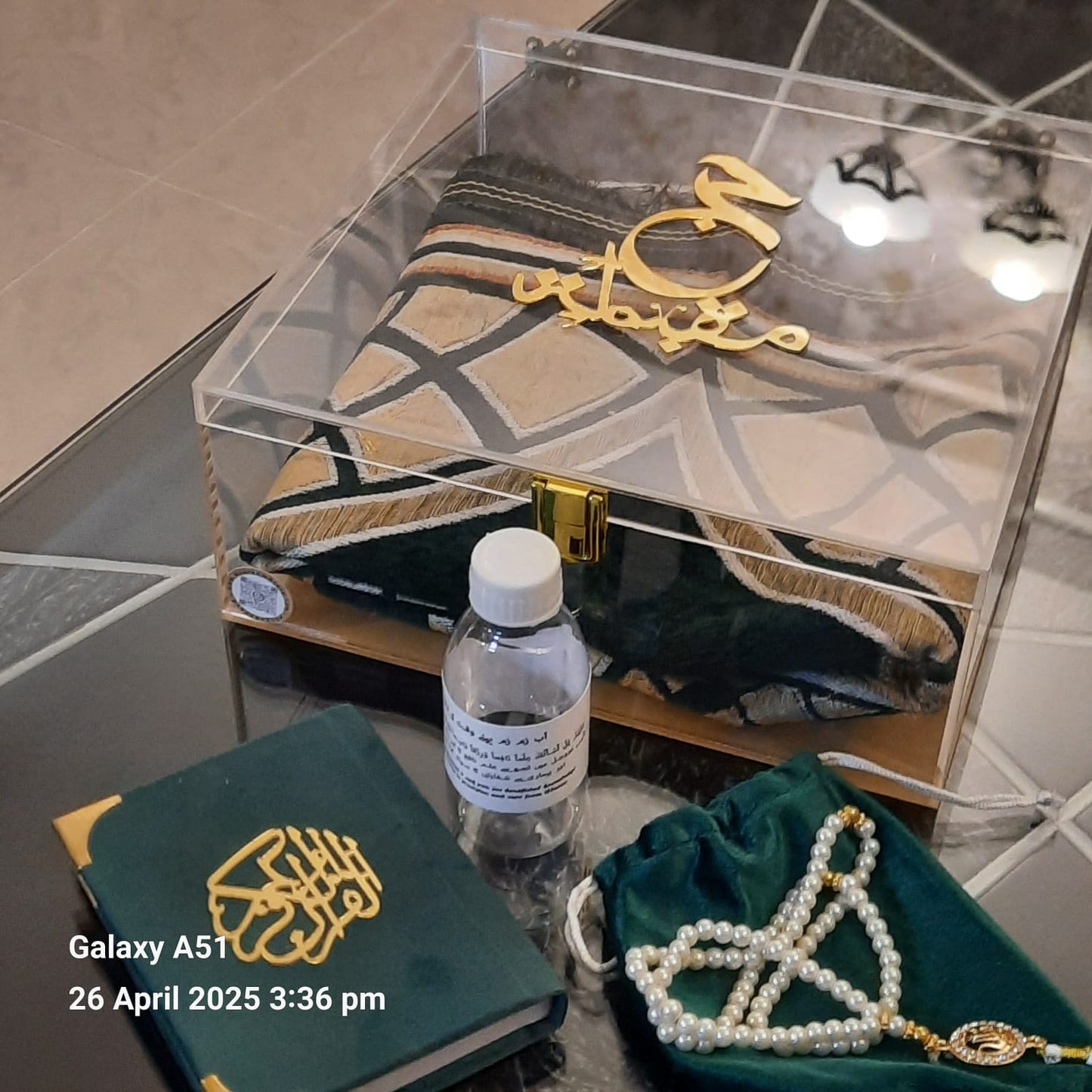 Acrylic Luxurious Hajj & Umrah tabarrukh box
