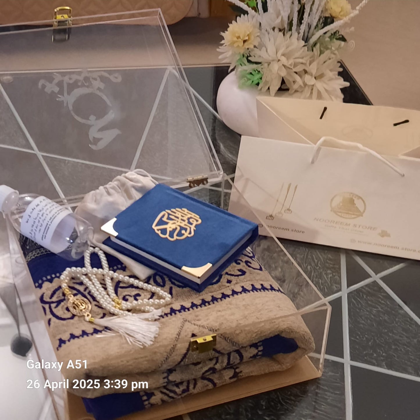 Acrylic Luxurious Hajj & Umrah tabarrukh box