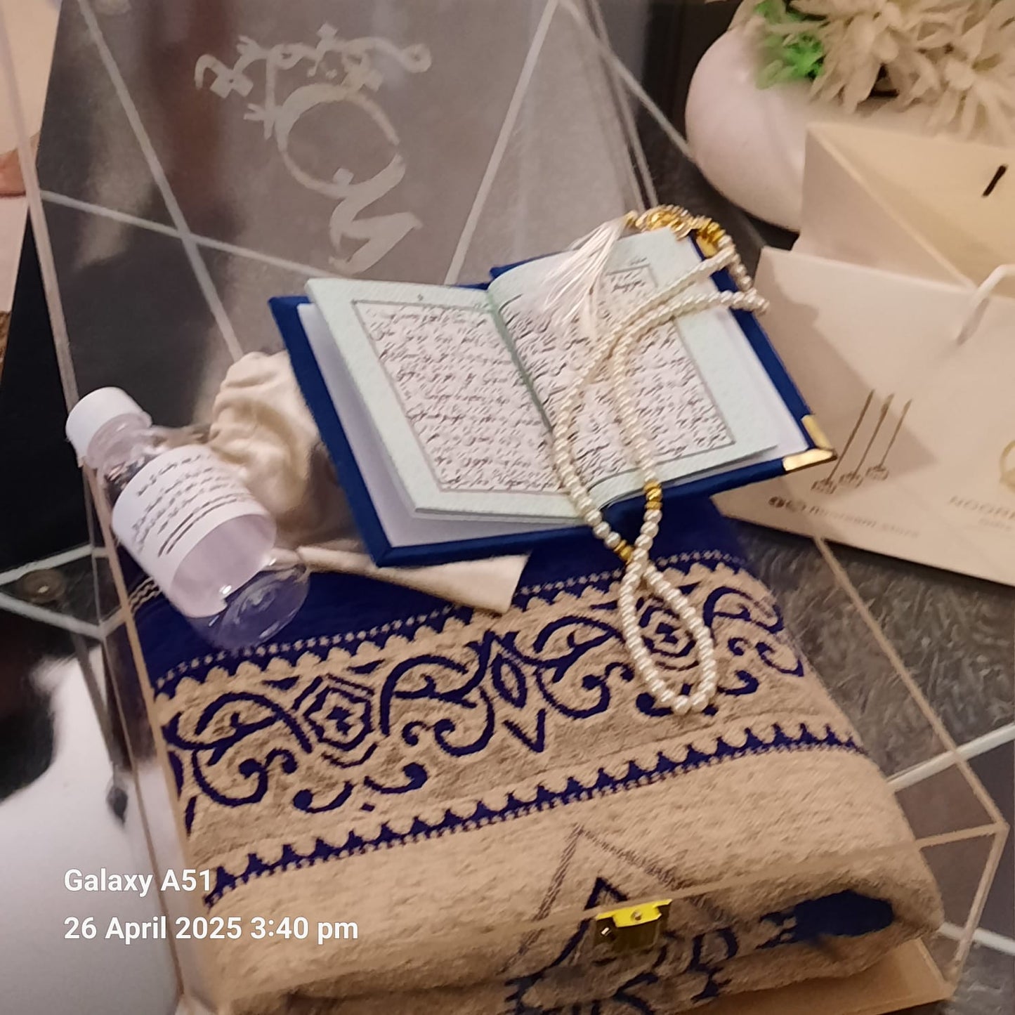 Acrylic Luxurious Hajj & Umrah tabarrukh box
