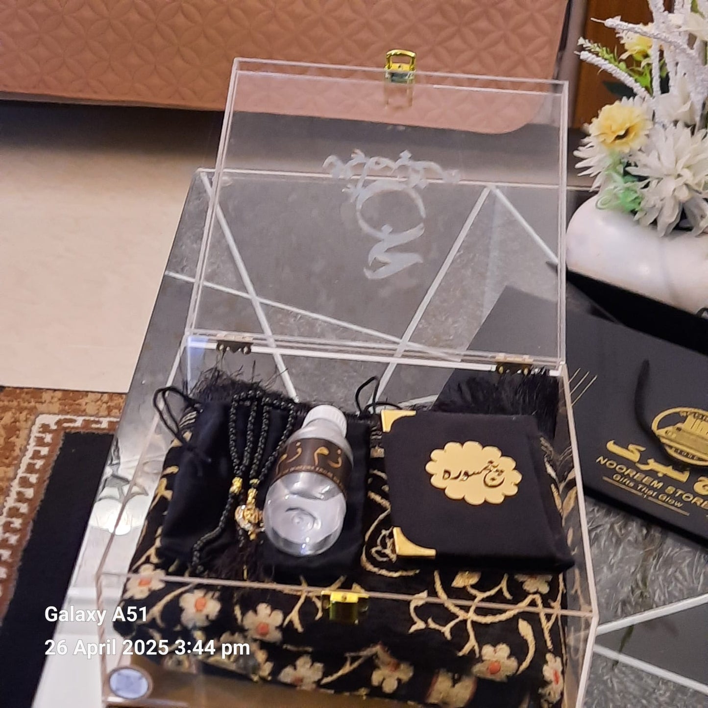 Acrylic Luxurious Hajj & Umrah tabarrukh box