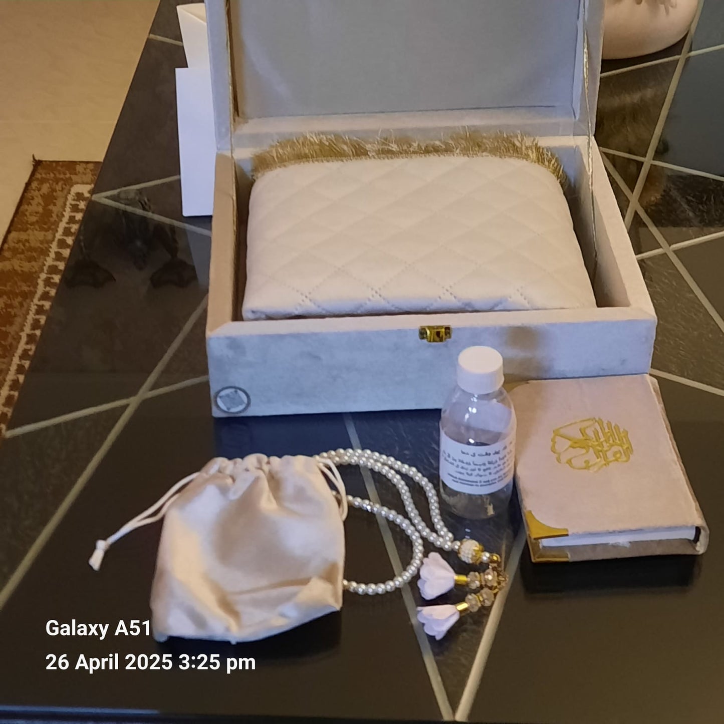 Exquisite Wooden velvet Hajj & Umrah tabarrukh sets