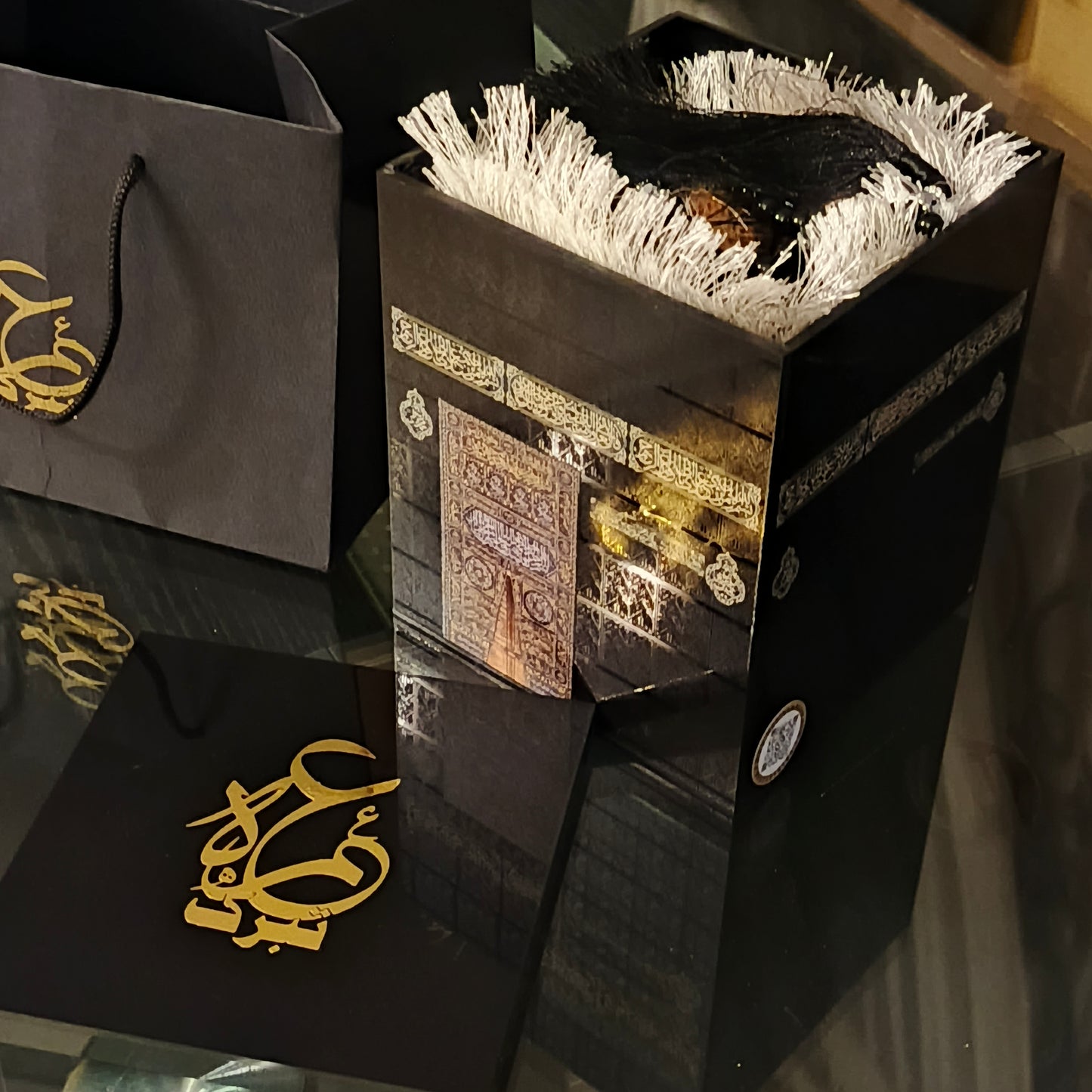 Kabaa design hajj and Umrah tabarrukh acrylic box