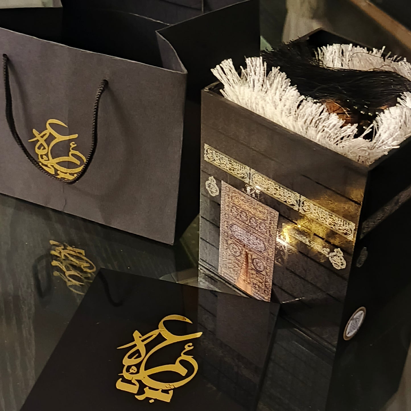 Kabaa design hajj and Umrah tabarrukh acrylic box