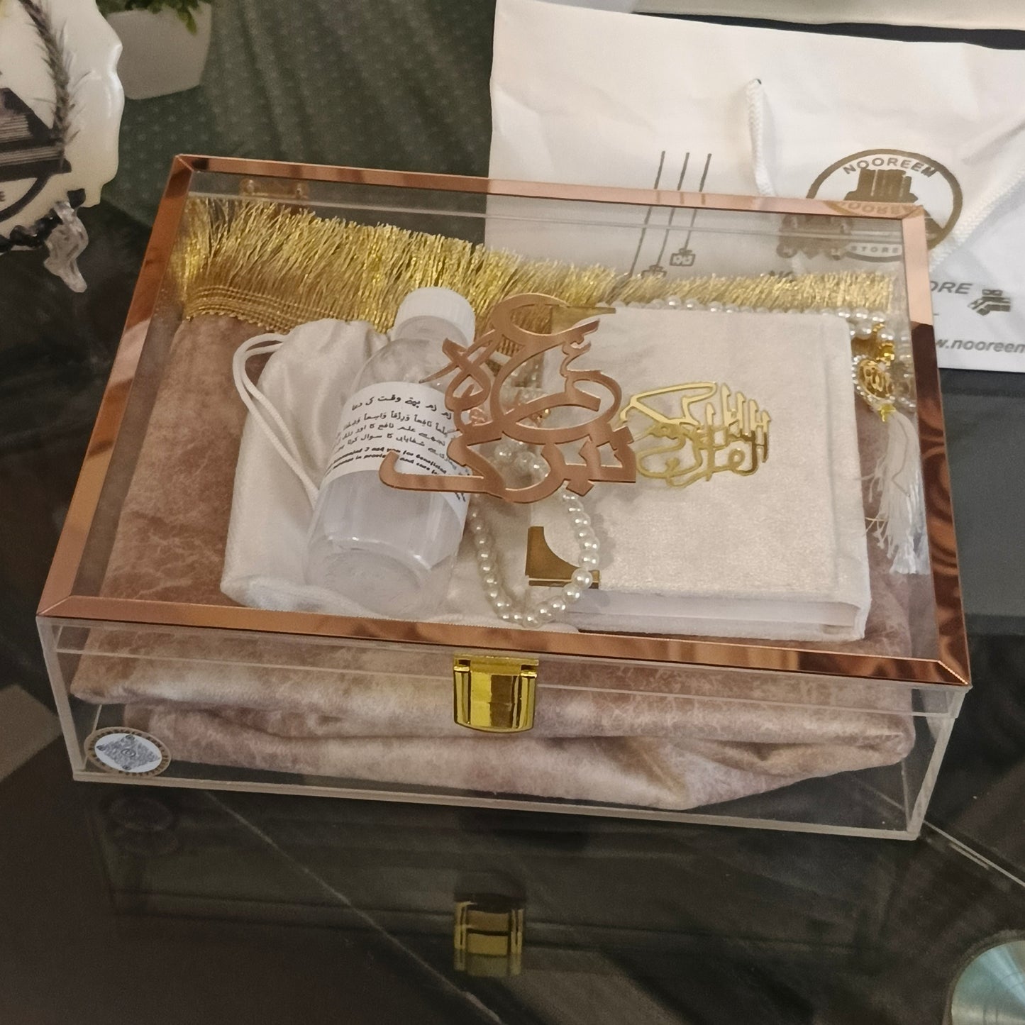 Hajj and Umrah acrylic Luxury box
