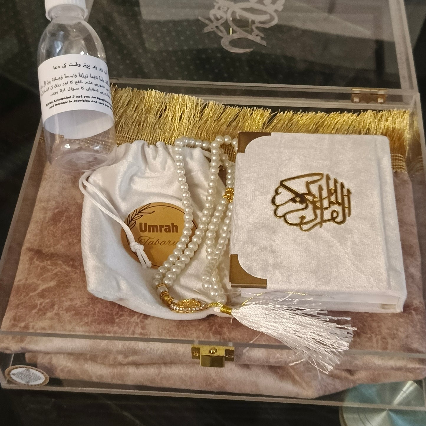 Hajj and Umrah acrylic Luxury box