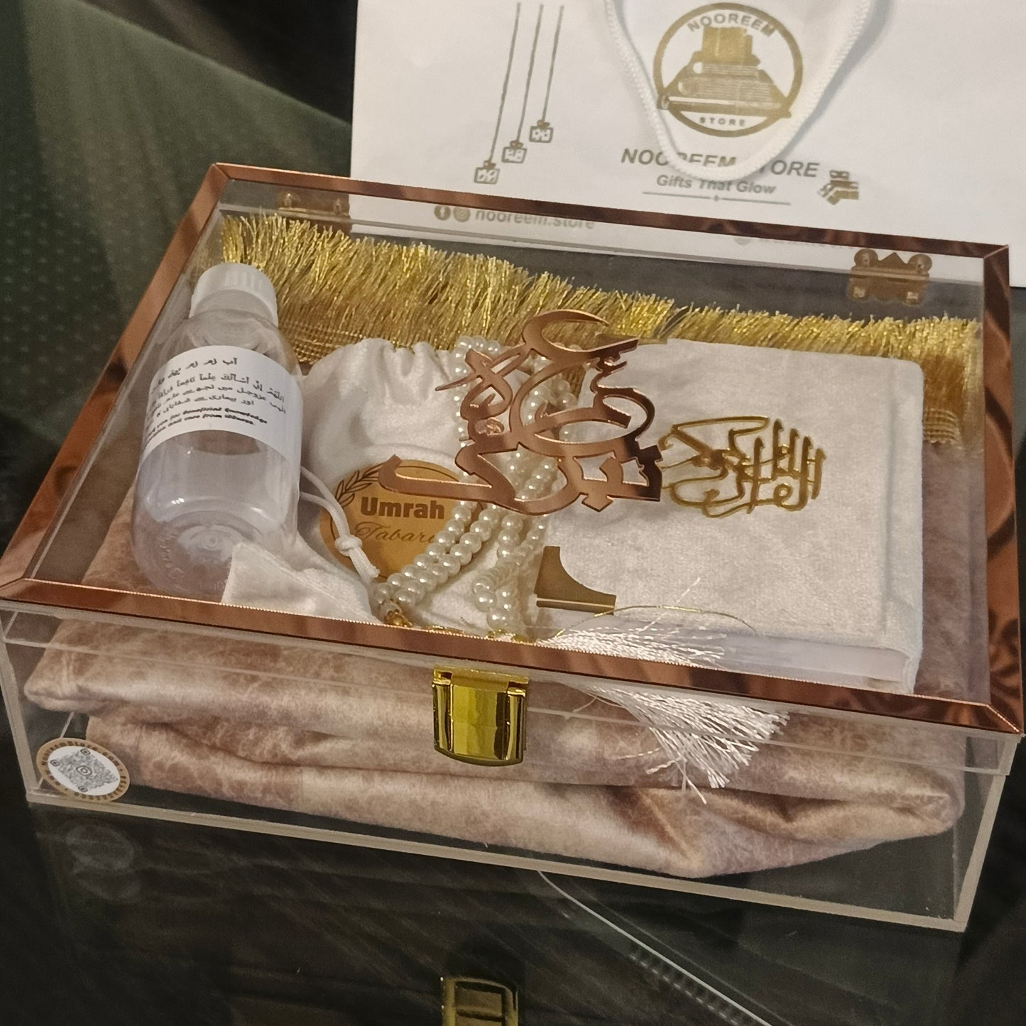 Hajj and Umrah acrylic Luxury box