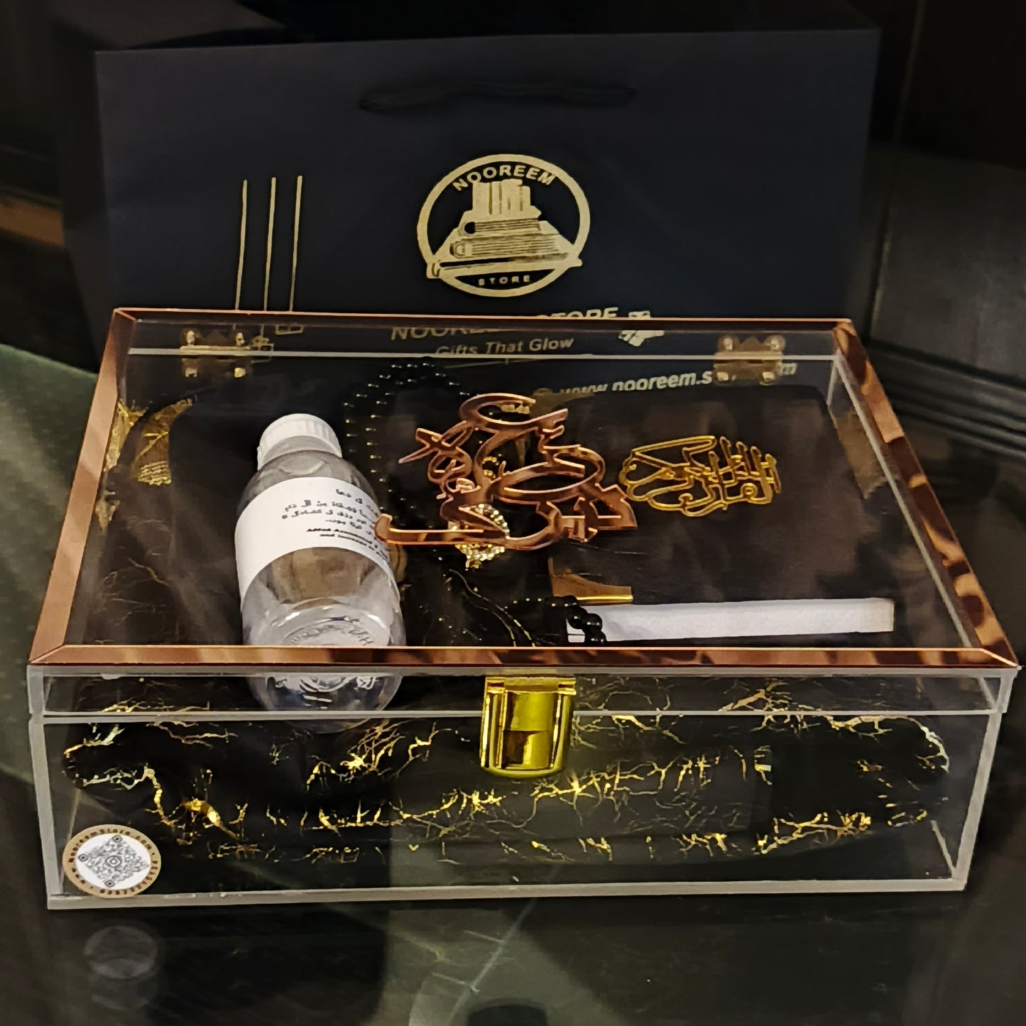 Hajj and Umrah acrylic Luxury box