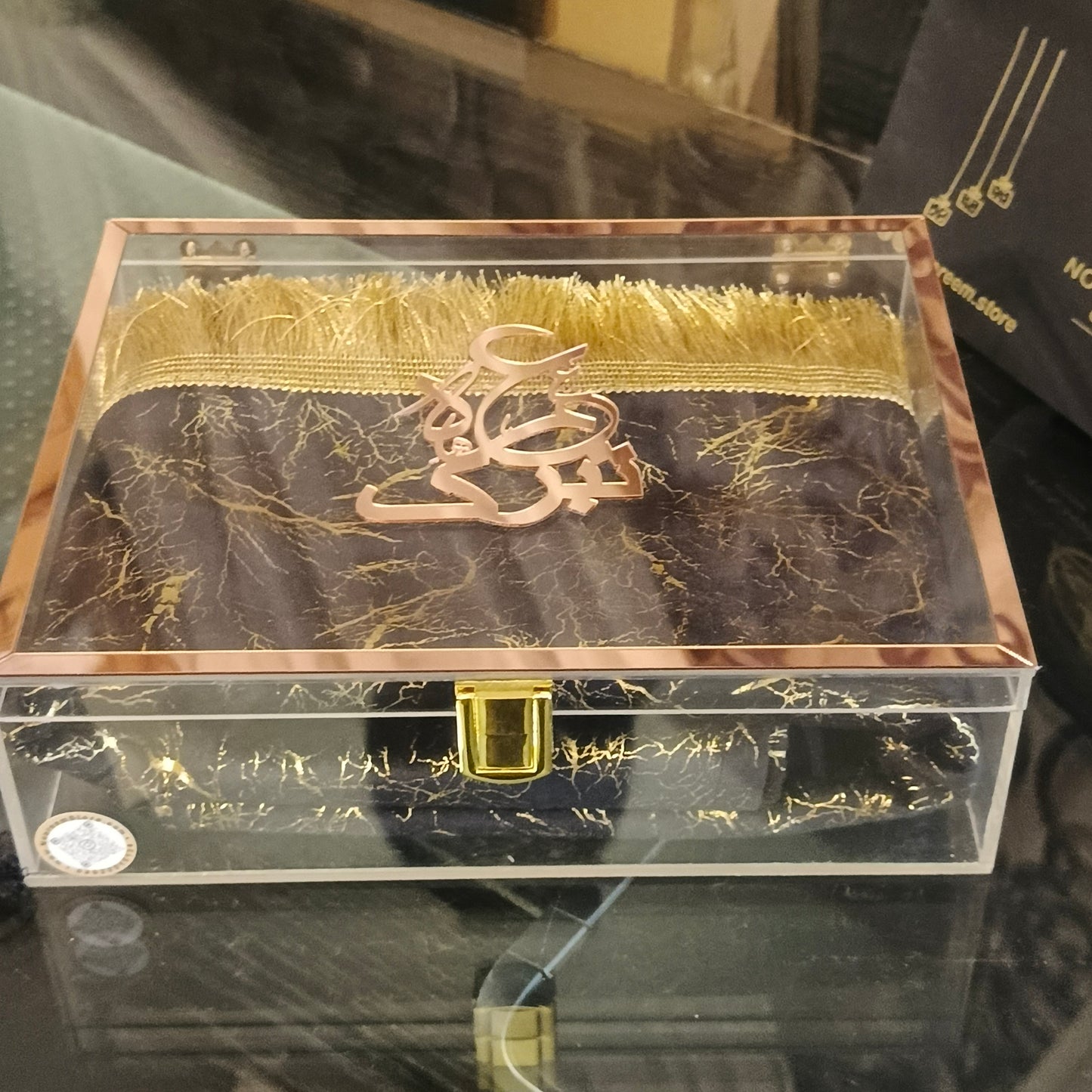 Hajj and Umrah acrylic Luxury box