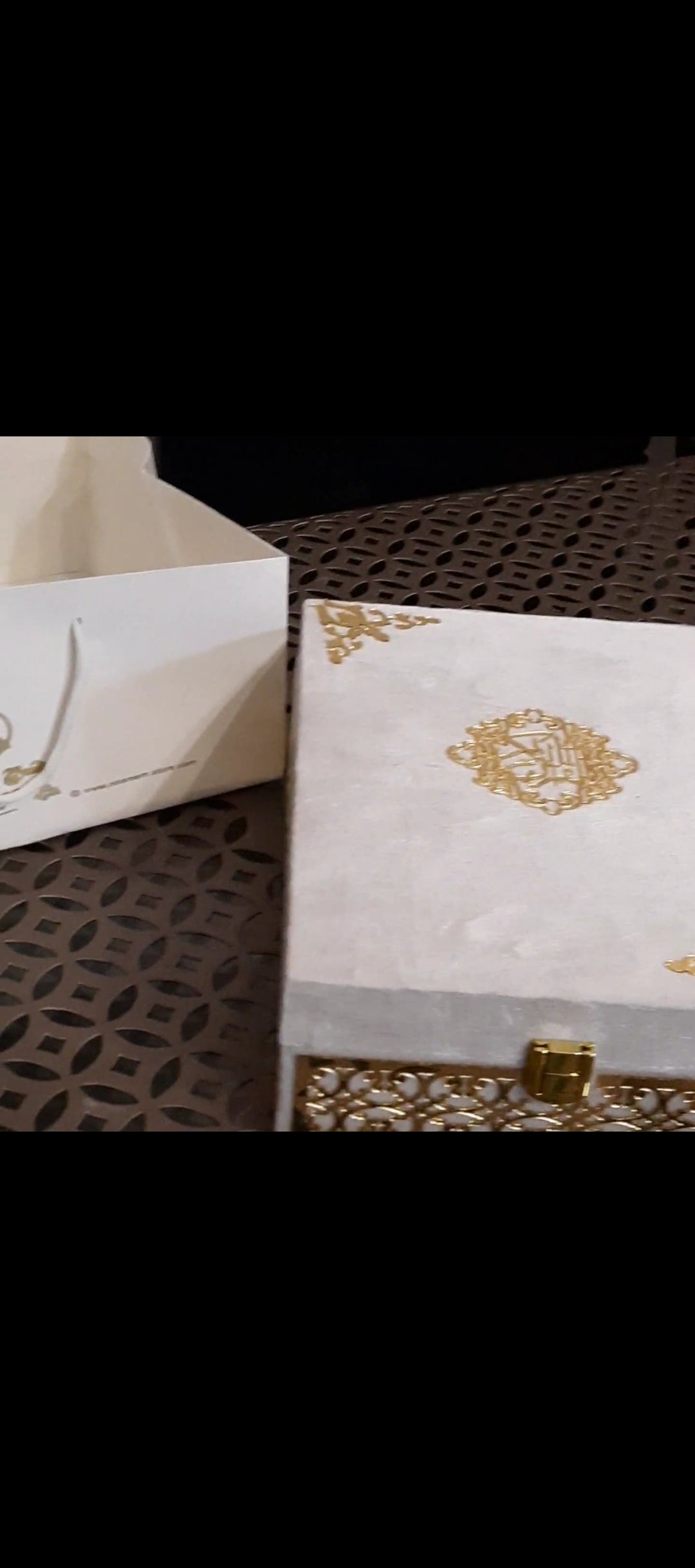 Wooden velvet Hajj/Umrah tabarrukh exquisite set