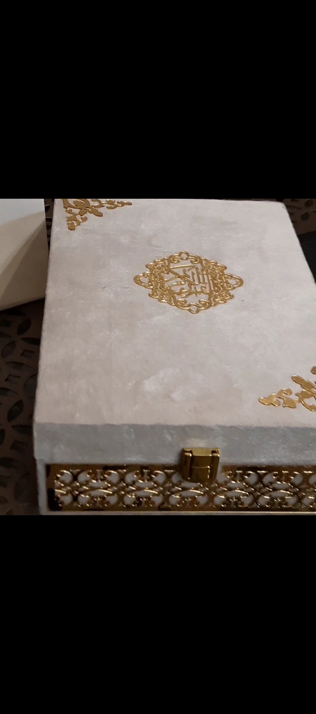 Wooden velvet Hajj/Umrah tabarrukh exquisite set