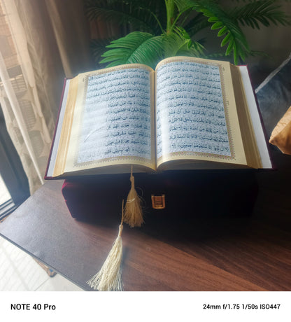 Bridal Wooden velvet Luxurious Quran set