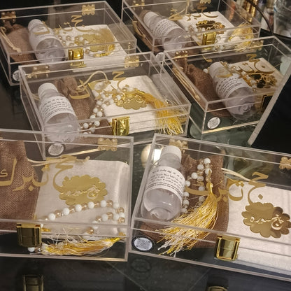 Acrylic Tabarrukh box hajj and umrah