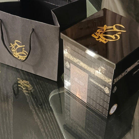 Kabaa design hajj and Umrah tabarrukh acrylic uv box