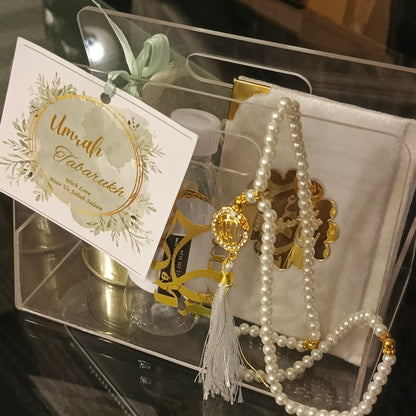 Hajj/Umrah tabarrukh Acrylic Basket | Gift Basket
