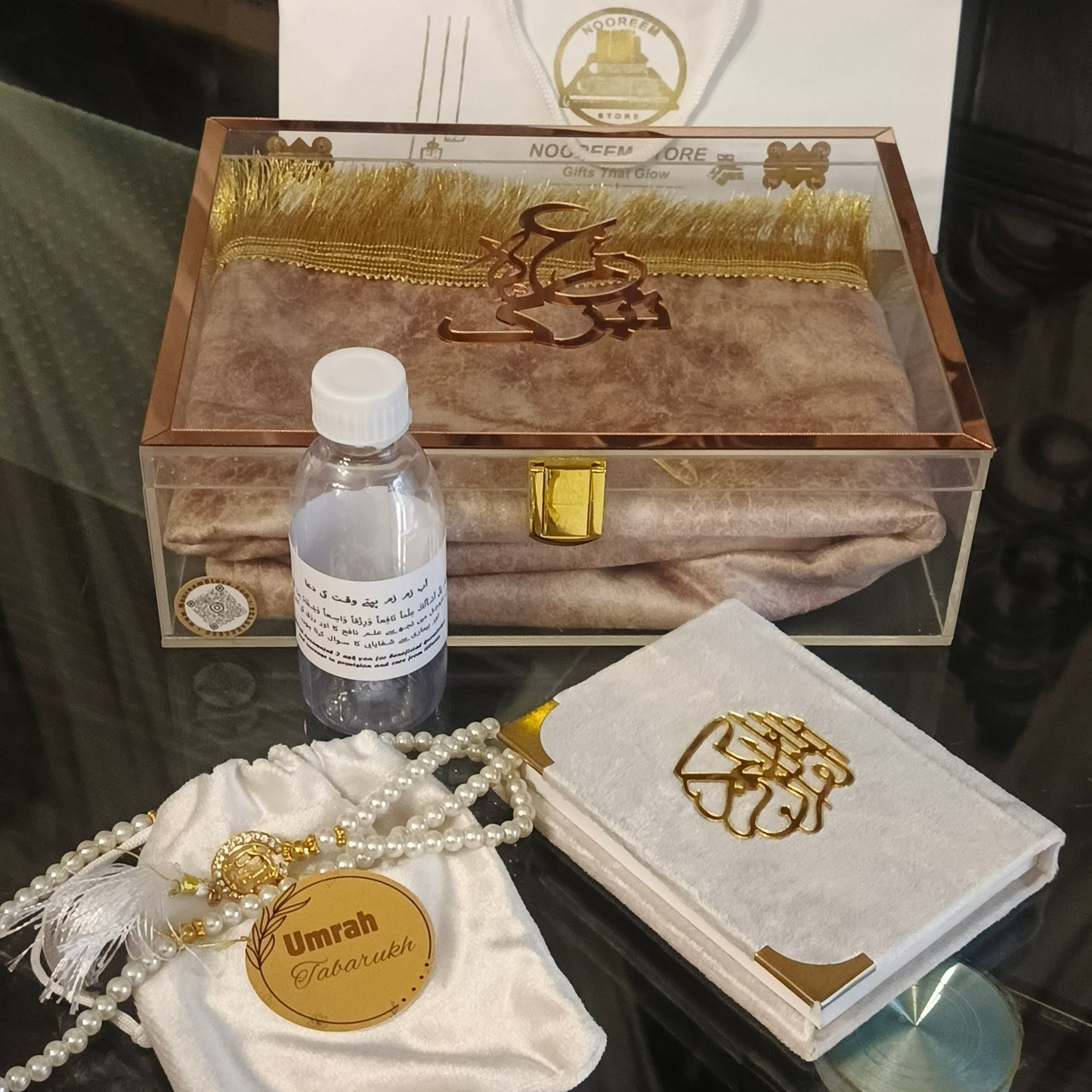 Hajj and Umrah acrylic Luxury box