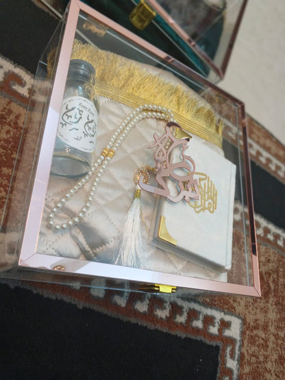 Acrylic Luxurious Hajj & Umrah tabarrukh box