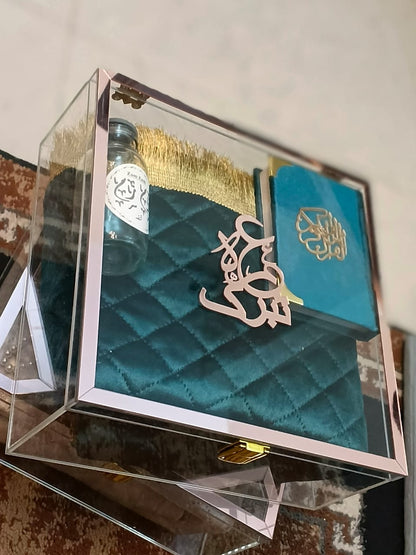 Acrylic Luxurious Hajj & Umrah tabarrukh box