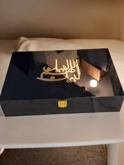 Acrylic Hajj Tabarrukh box new arrivel