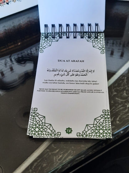 Hajj Duas booklet for hajj pilgrimage and gift for if a loved one for hajj