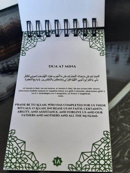 Hajj Duas booklet for hajj pilgrimage and gift for if a loved one for hajj