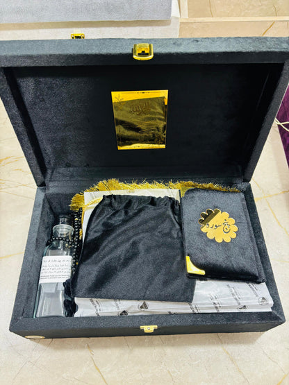 Wooden Velvet Hajj & Umrah Tabarrukh Gift Sets