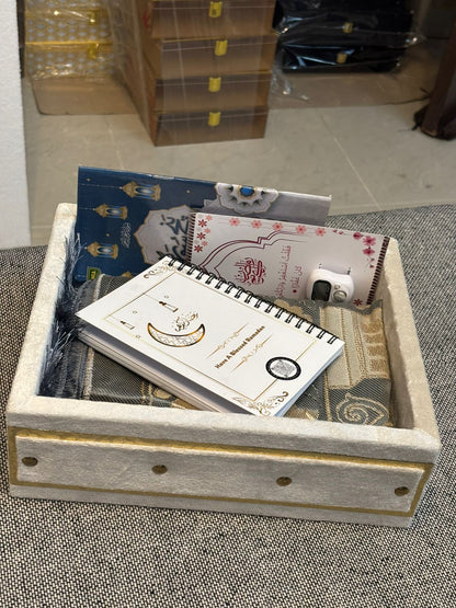 Ramadan Kareem Wooden Velvet Gift Box