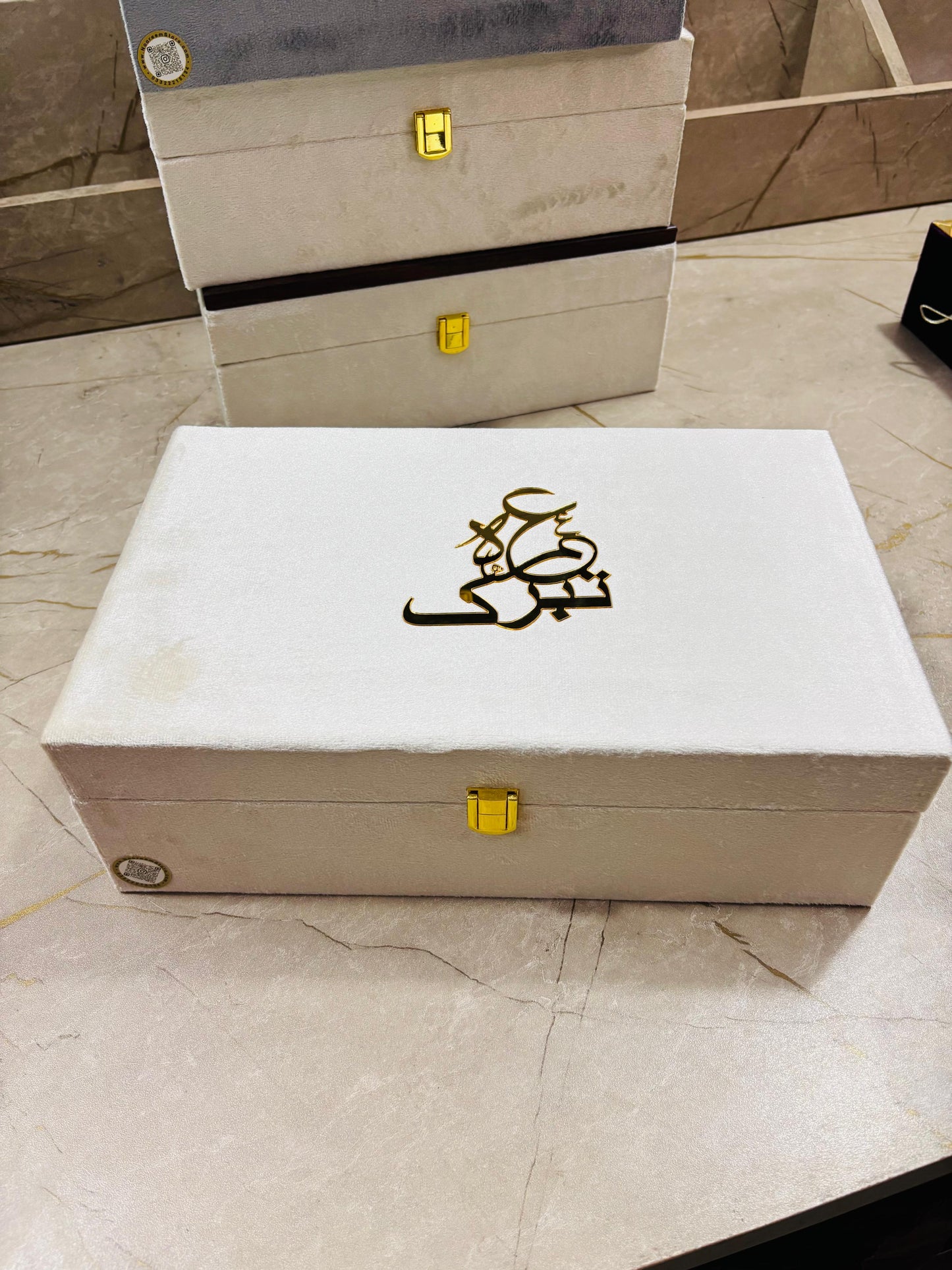 Wooden Velvet Hajj & Umrah Tabarrukh Gift Sets