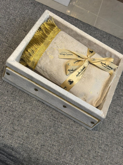 Ramadan Kareem Wooden Velvet Gift Box