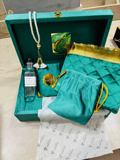 Wooden Velvet Hajj & Umrah Tabarrukh Gift Sets