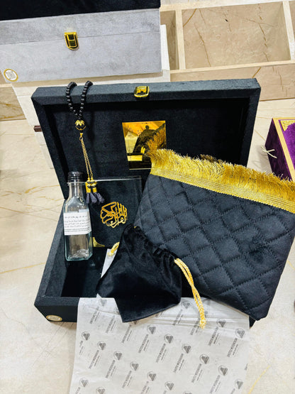 Wooden Velvet Hajj & Umrah Tabarrukh Gift Sets