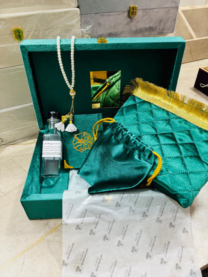 Wooden Velvet Hajj & Umrah Tabarrukh Gift Sets