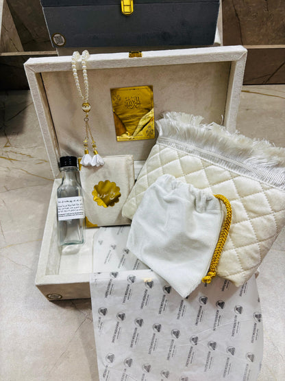 Wooden Velvet Hajj & Umrah Tabarrukh Gift Sets