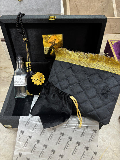 Wooden Velvet Hajj & Umrah Tabarrukh Gift Sets